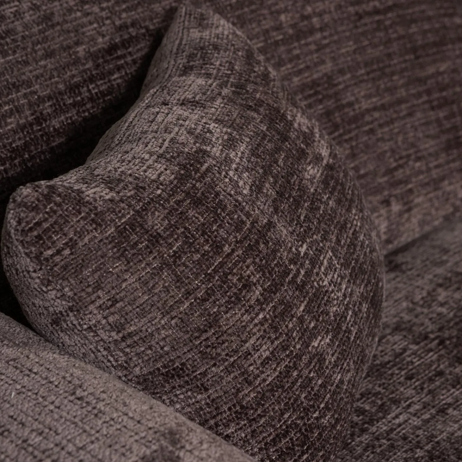 Discount WOOOD Cloud chaise longue bank rechts chenille Warm bruin