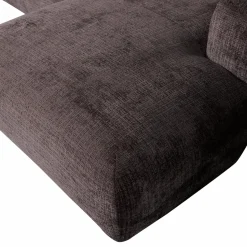 Discount WOOOD Cloud chaise longue bank rechts chenille Warm bruin