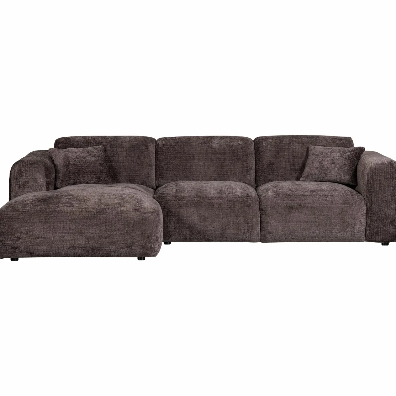 Discount WOOOD Cloud chaise longue bank links chenille Warm bruin