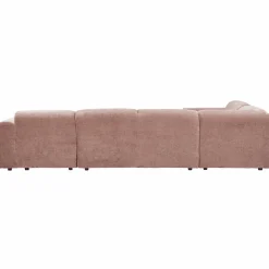 Sale WOOOD Cloud hoekbank links geweven chenille /roze Taupe