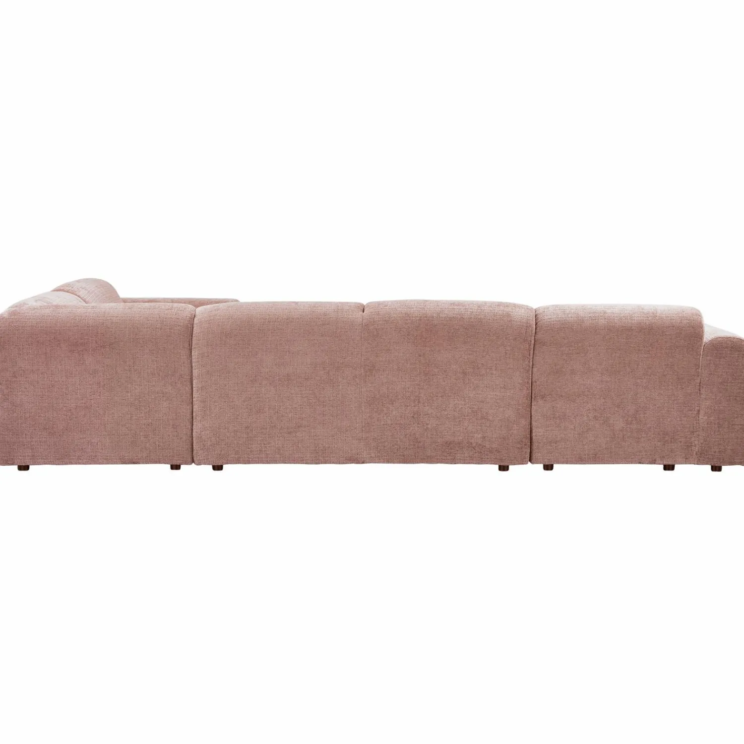 WOOOD Cloud hoekbank rechts geweven chenille /roze Taupe