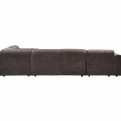 Discount WOOOD Cloud hoekbank rechts geweven chenille Warm bruin