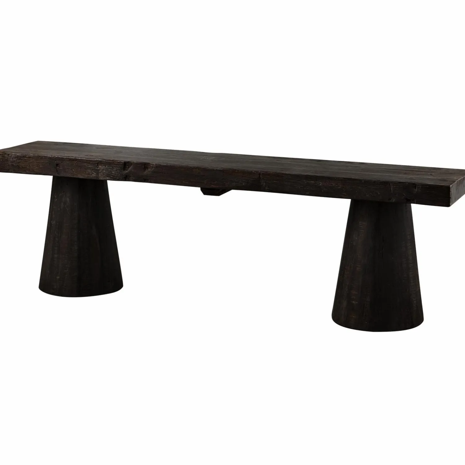 Clearance WOOOD Clyde bankje hout donkerbruin