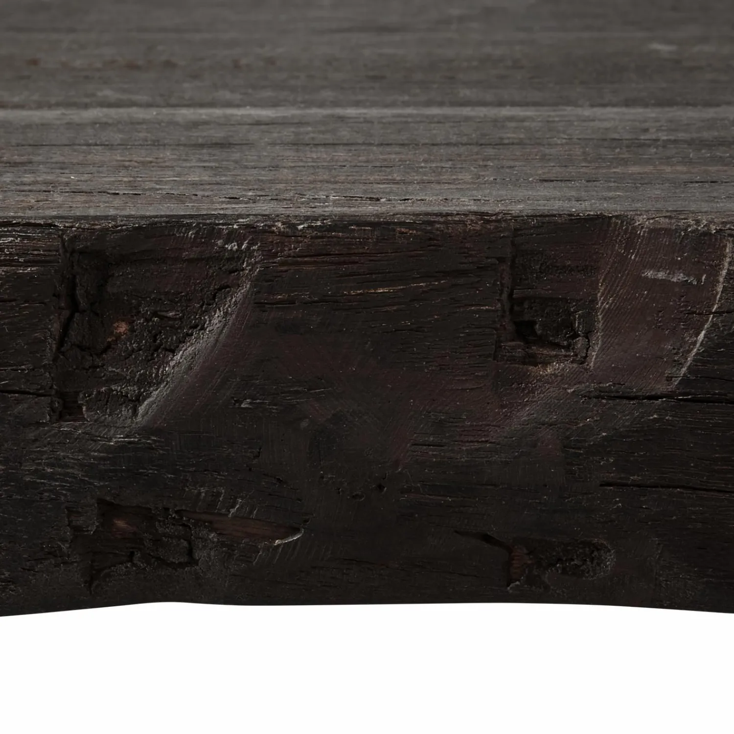Clearance WOOOD Clyde bankje hout donkerbruin