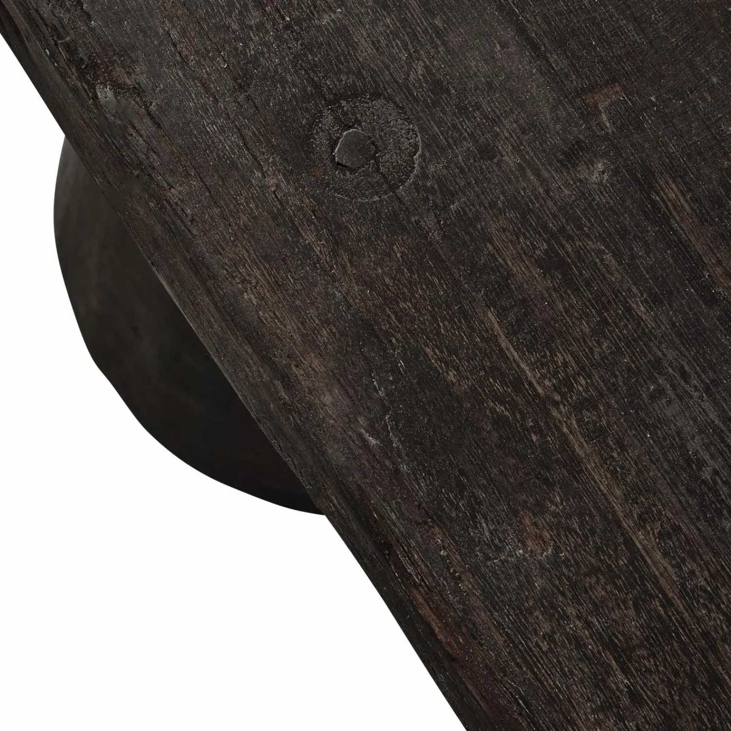 Clearance WOOOD Clyde bankje hout donkerbruin
