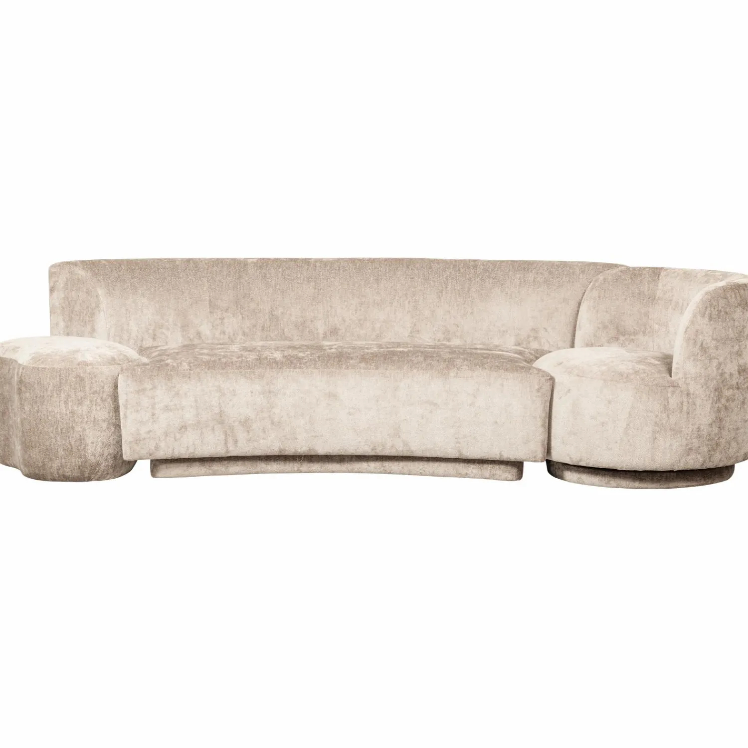 Outlet WOOOD Combi-Popular: bankje + fauteuil + poef Naturel