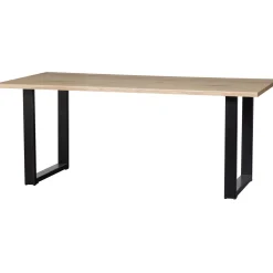 Outlet WOOOD Combi-Tablo: boomstam eiken 180x90 & U-poot