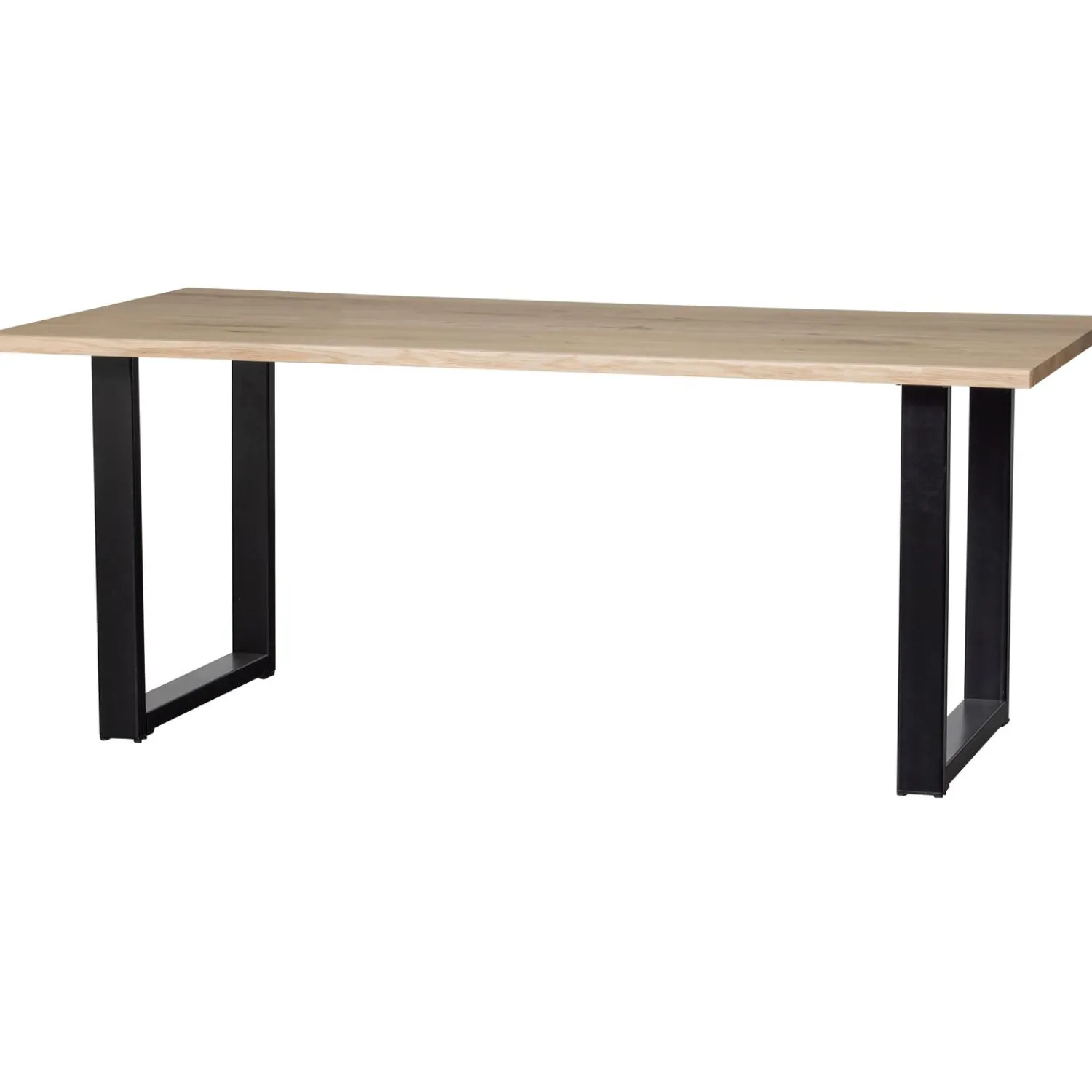 Outlet WOOOD Combi-Tablo: boomstam eiken 180x90 & U-poot