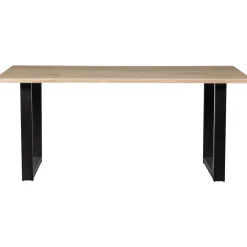 Outlet WOOOD Combi-Tablo: boomstam eiken 180x90 & U-poot