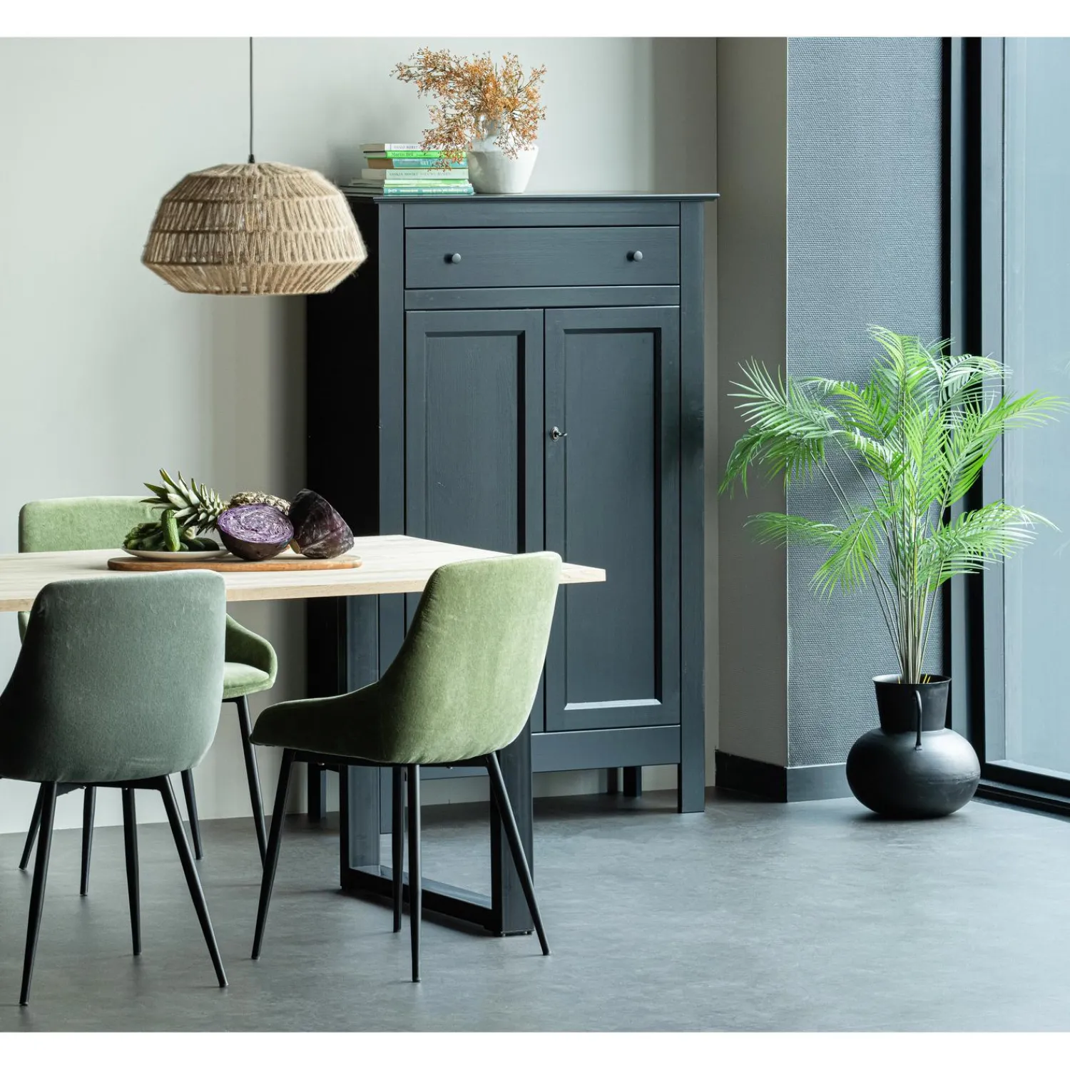 Clearance WOOOD Combi-Tablo: eiken 160x90 & U-poot