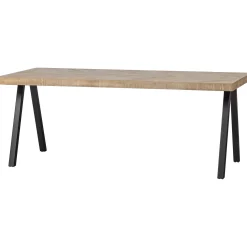 Sale WOOOD Combi-Tablo: mango visgraat 200x90 & 2-standen poot