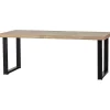 Sale WOOOD Combi-Tablo: mango visgraat 180x90 & U-poot