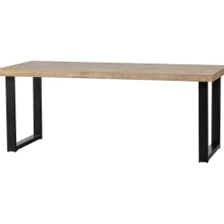 Sale WOOOD Combi-Tablo: mango visgraat 180x90 & U-poot