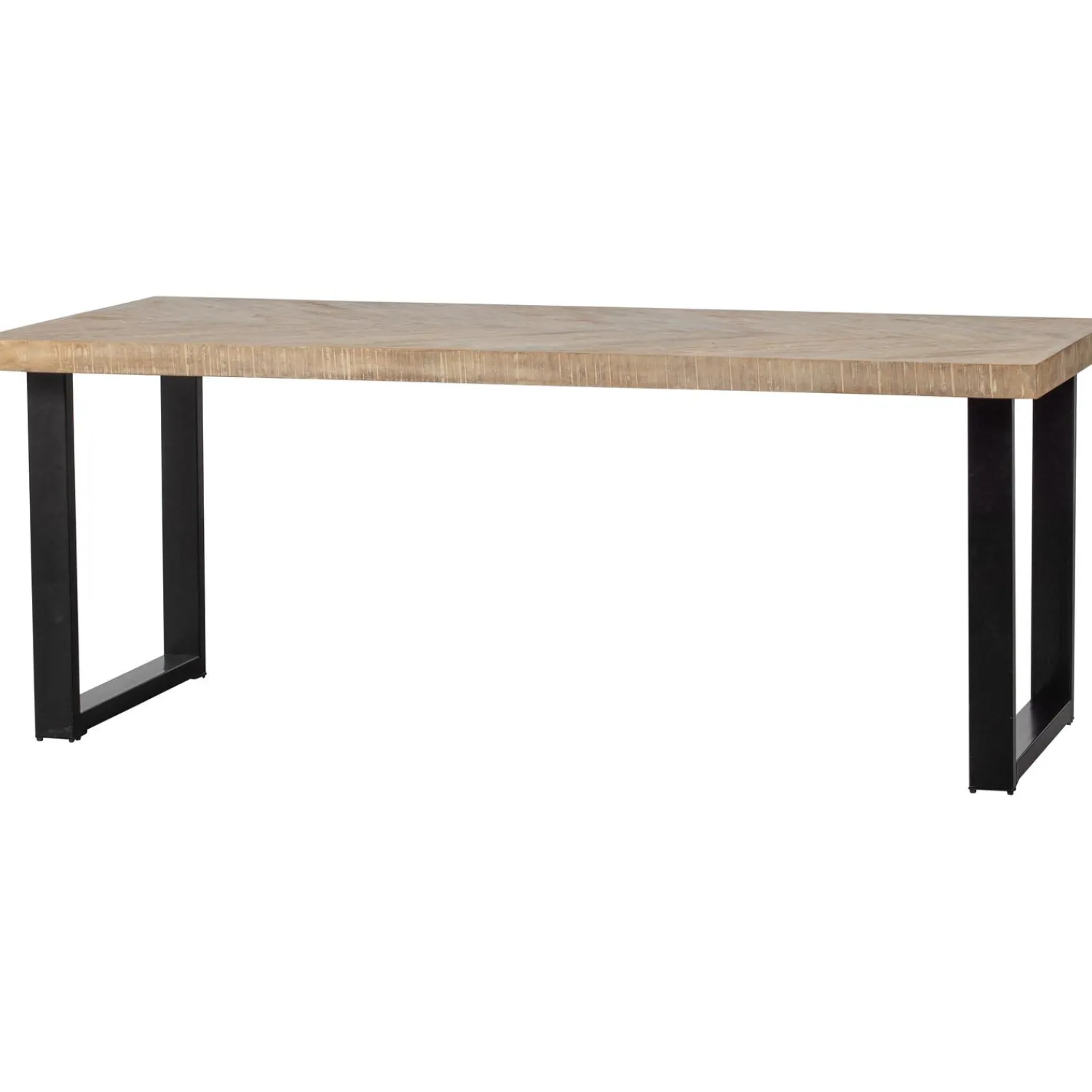 Sale WOOOD Combi-Tablo: mango visgraat 180x90 & U-poot