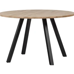 Discount WOOOD Combi-Tablo: rond eiken ø120 onbeh & 2-standen vierk