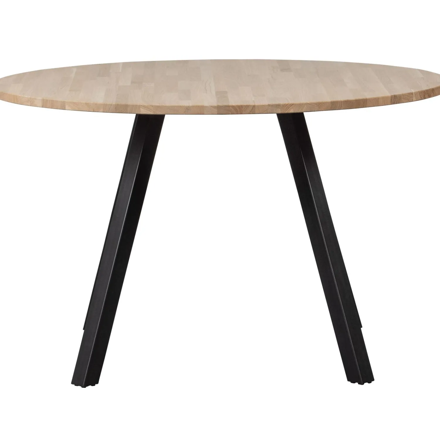 Discount WOOOD Combi-Tablo: rond eiken ø120 onbeh & 2-standen vierk
