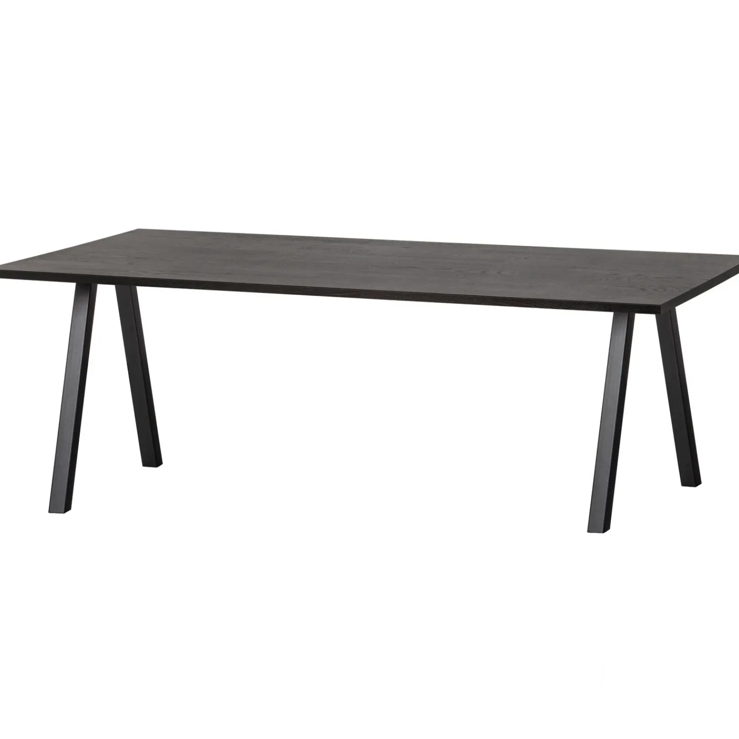 Outlet WOOOD Combi-Tablo: tafel eiken 180x90 & 2-stand blacknight