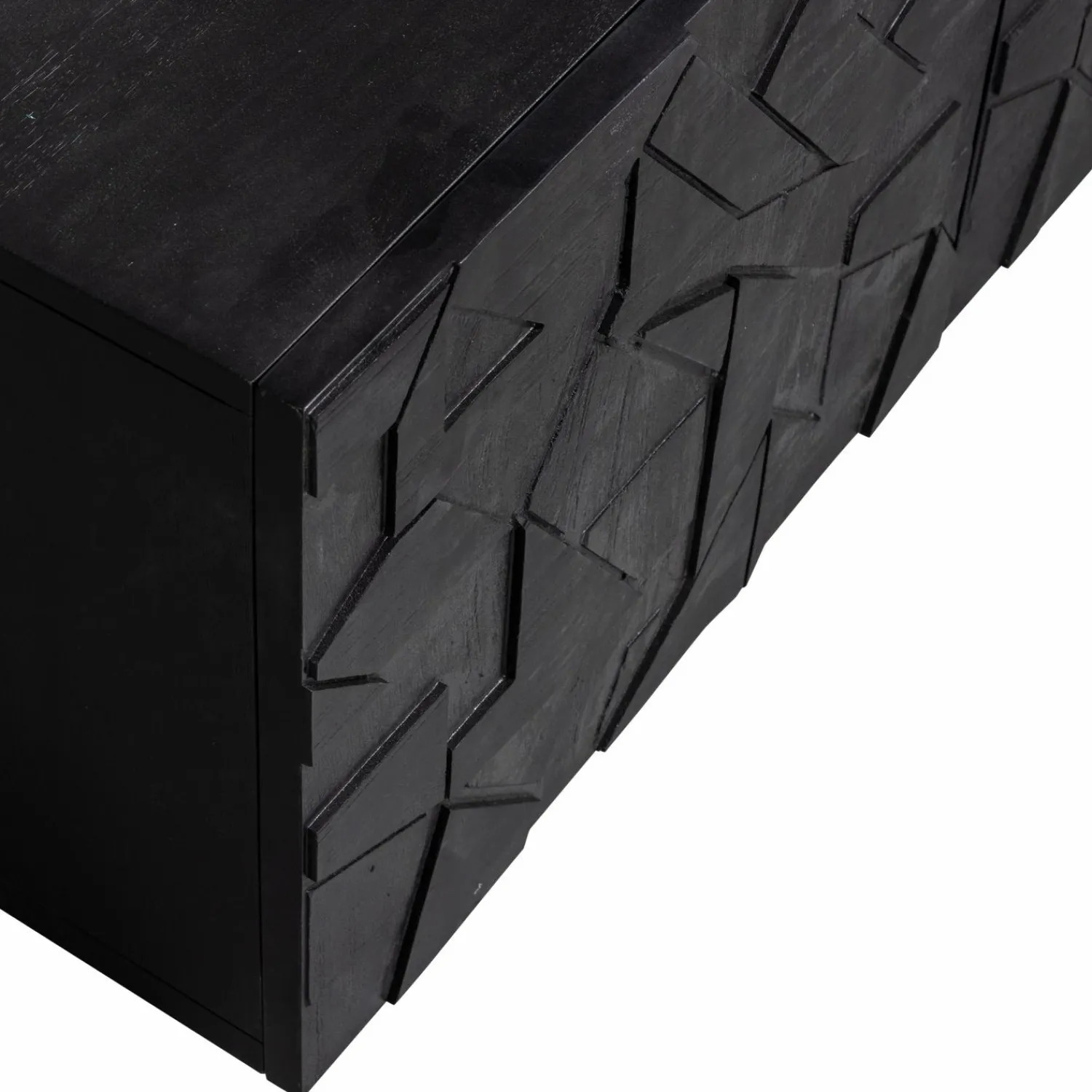 Outlet WOOOD Counter tv meubel mango zwart