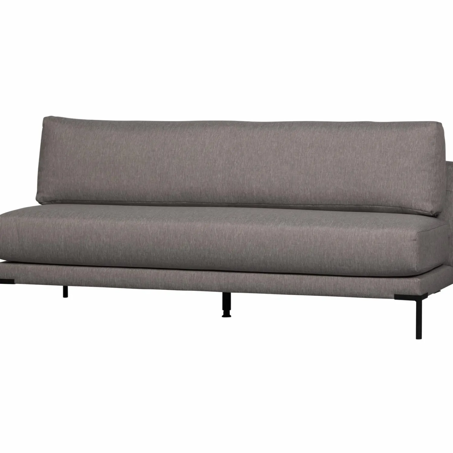 WOOOD Couple eetbank element 200 cm Grijs melange