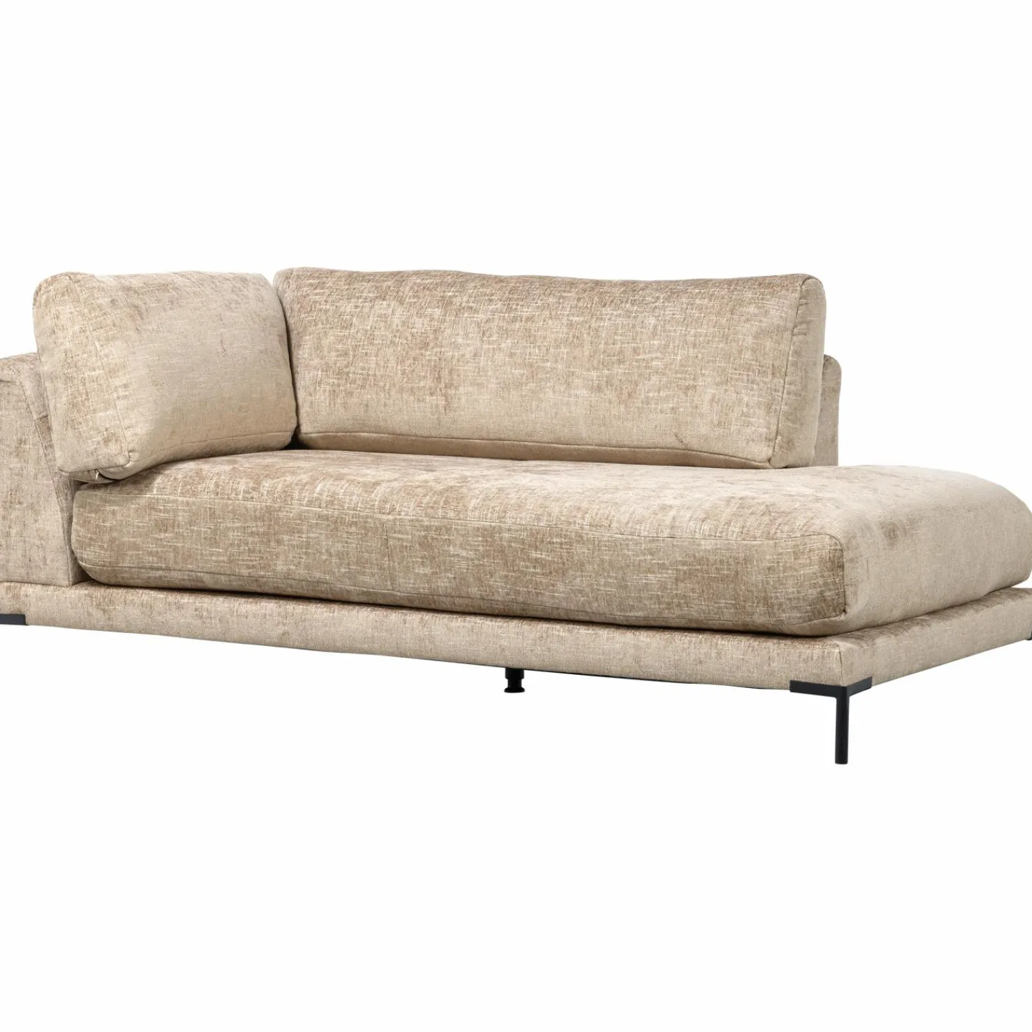Outlet WOOOD Couple lounge element links Naturel melange