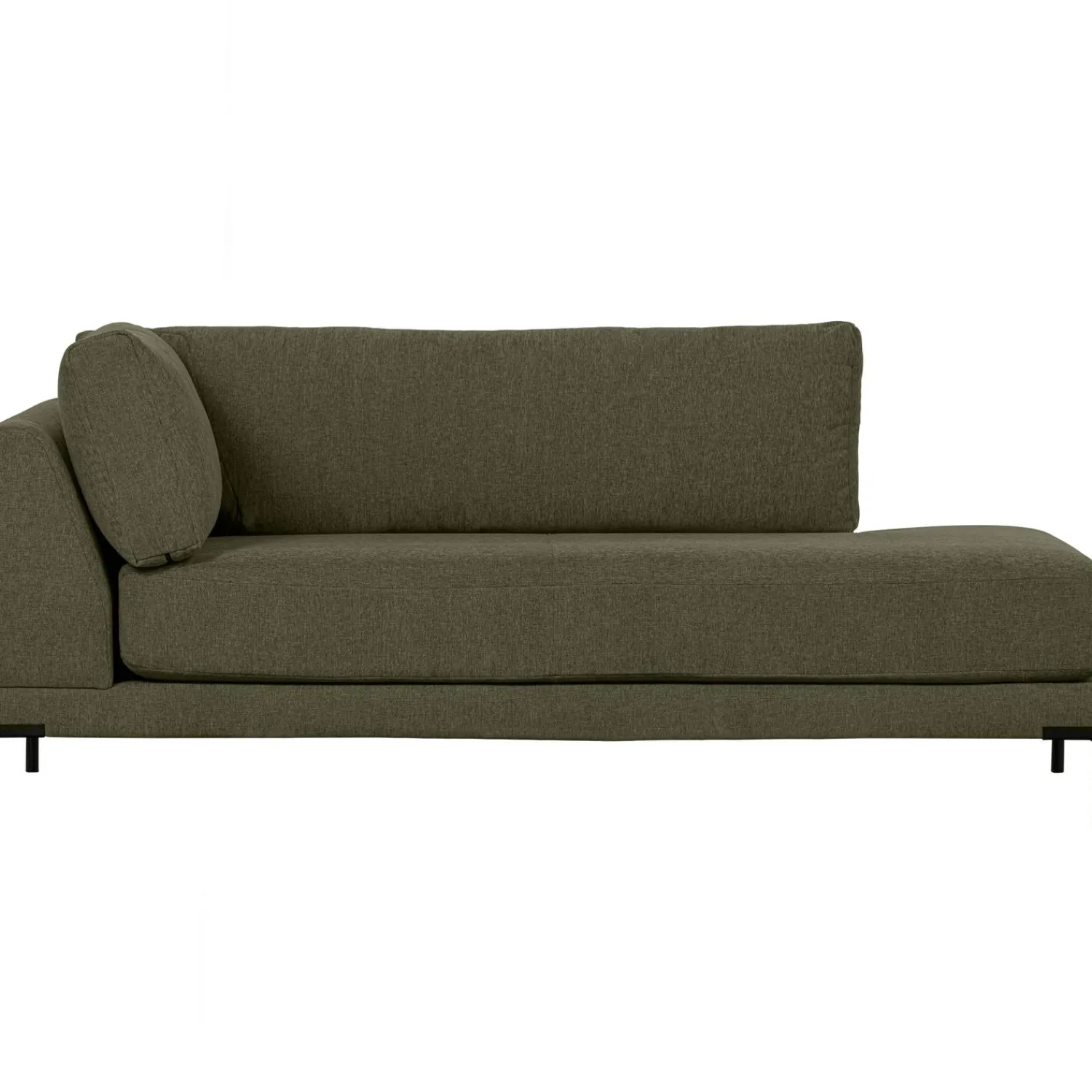 Online WOOOD Couple lounge element rechts Warm groen