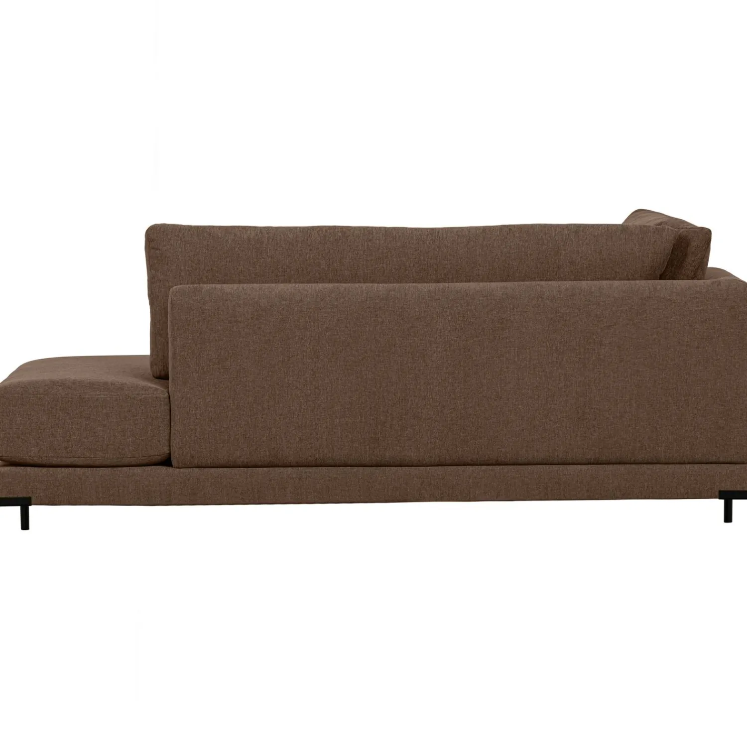 Outlet WOOOD Couple lounge element rechts chocolade bruin Chocoladebruin