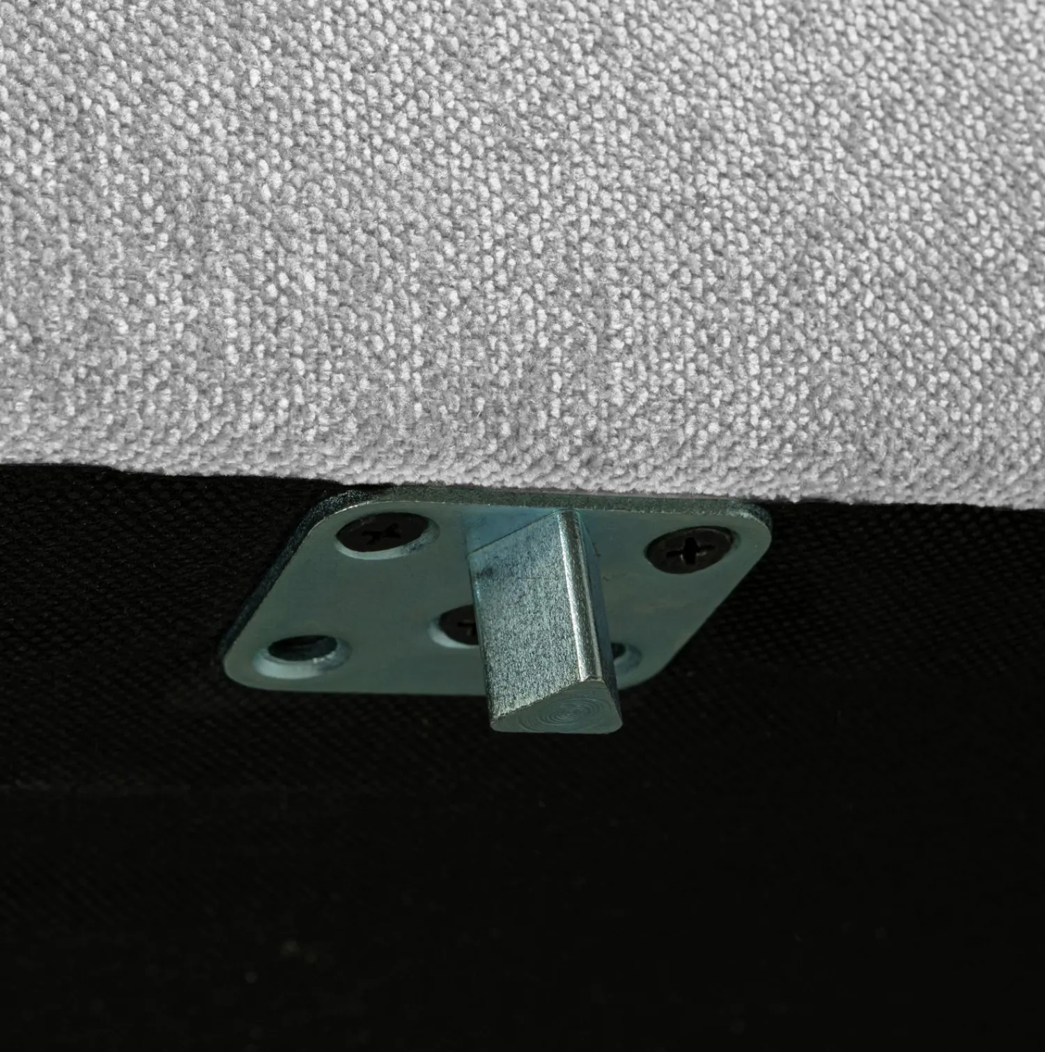 Clearance WOOOD Couple poef 100 cm Lichtgrijs