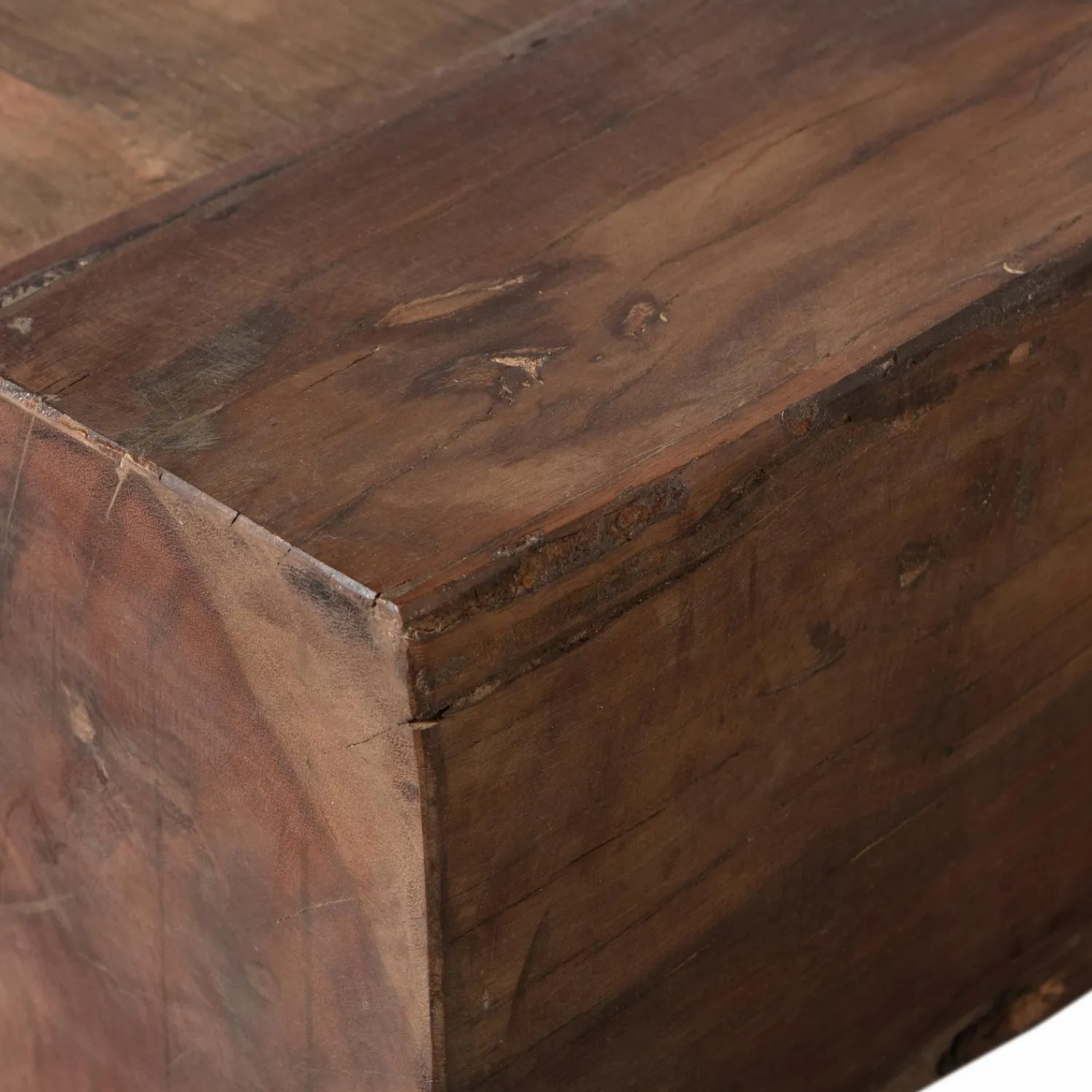 Outlet WOOOD Cuno salontafel laag hout donkerbruin