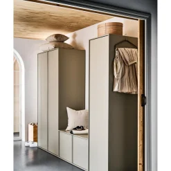 Hot WOOOD Daily Closet Double 50x100 cm grenen dakargrau