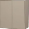 New WOOOD Daily Closet Double 110x100 cm grenen dakargrau