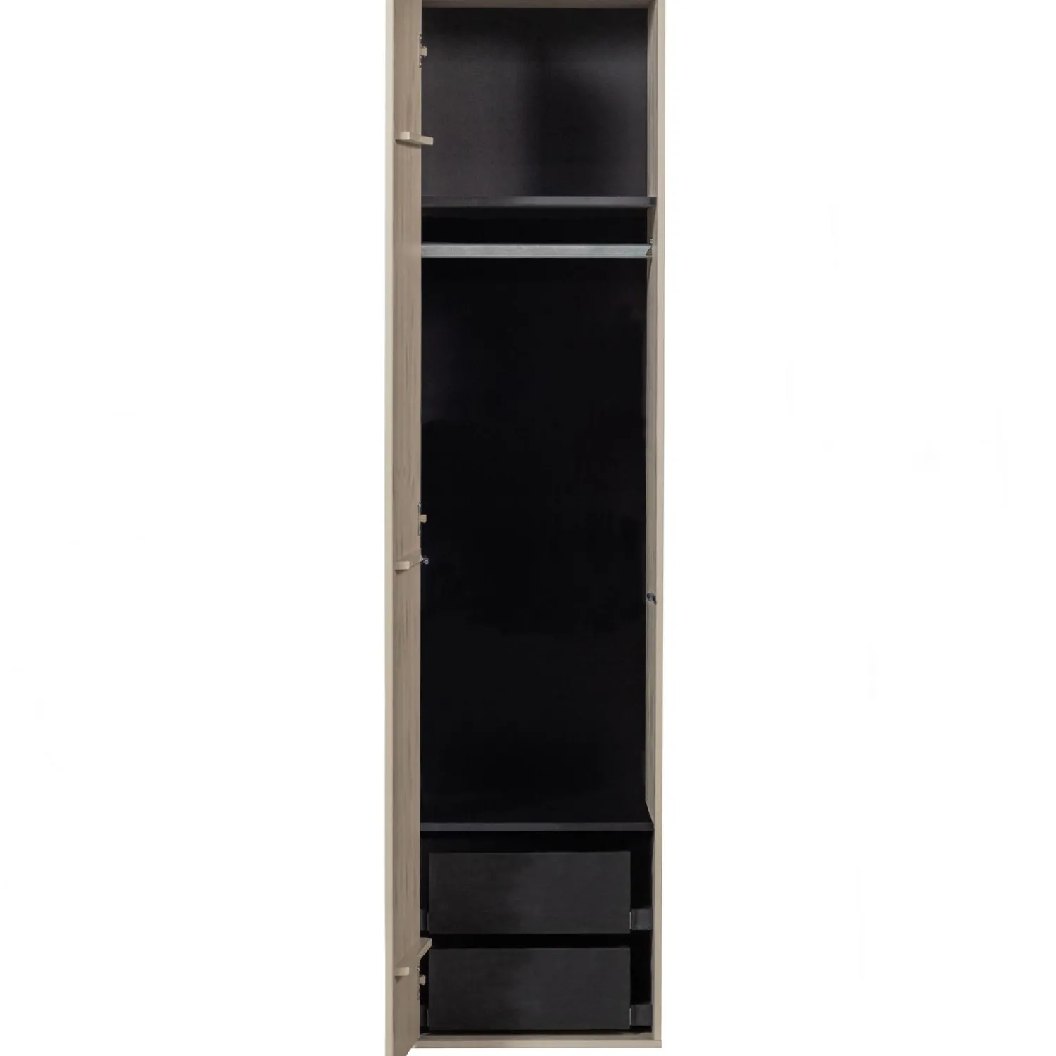 Discount WOOOD Daily Closet Single 200x50 cm grenen dakargrau