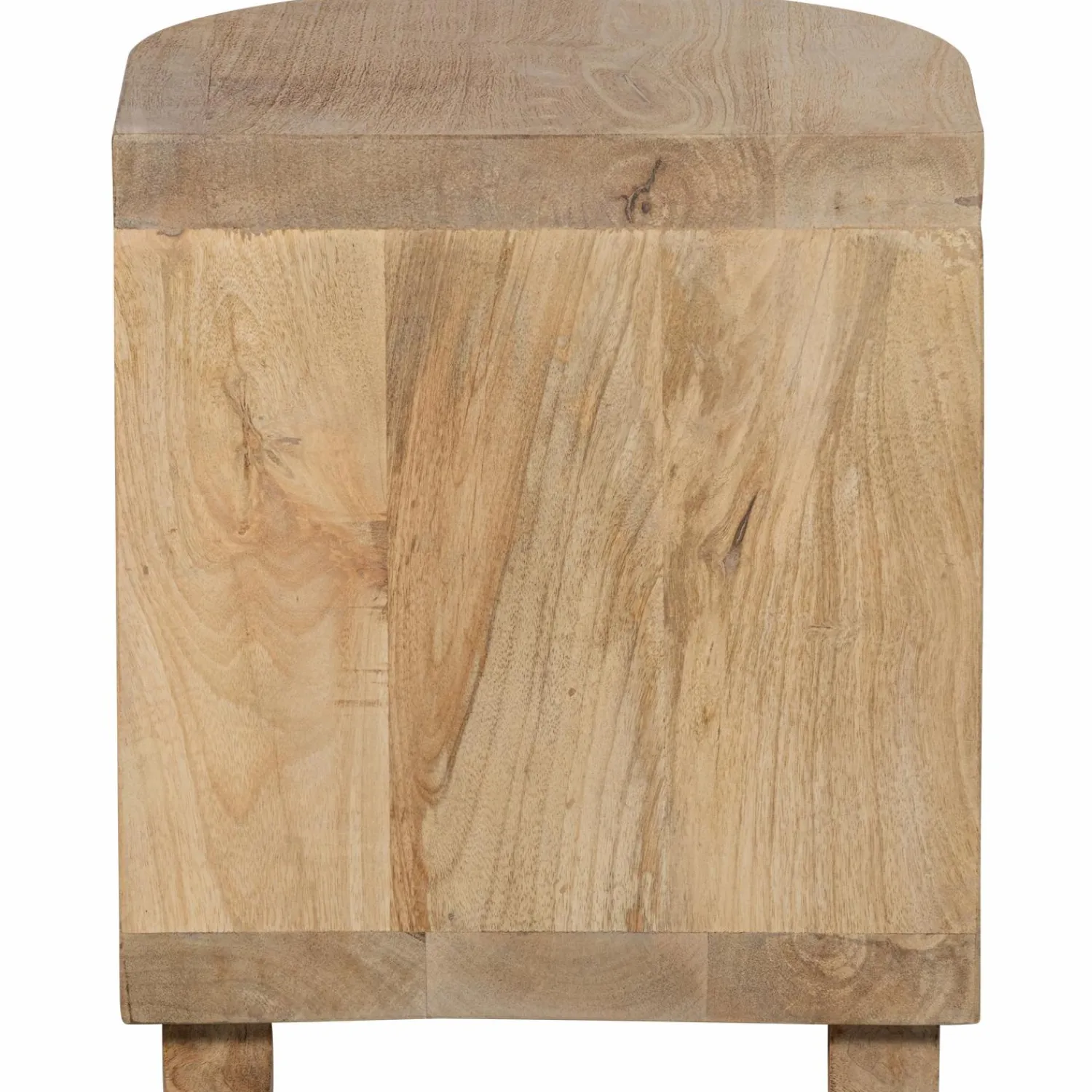 Online WOOOD Darren halfronde bijzettafel mango hout naturel
