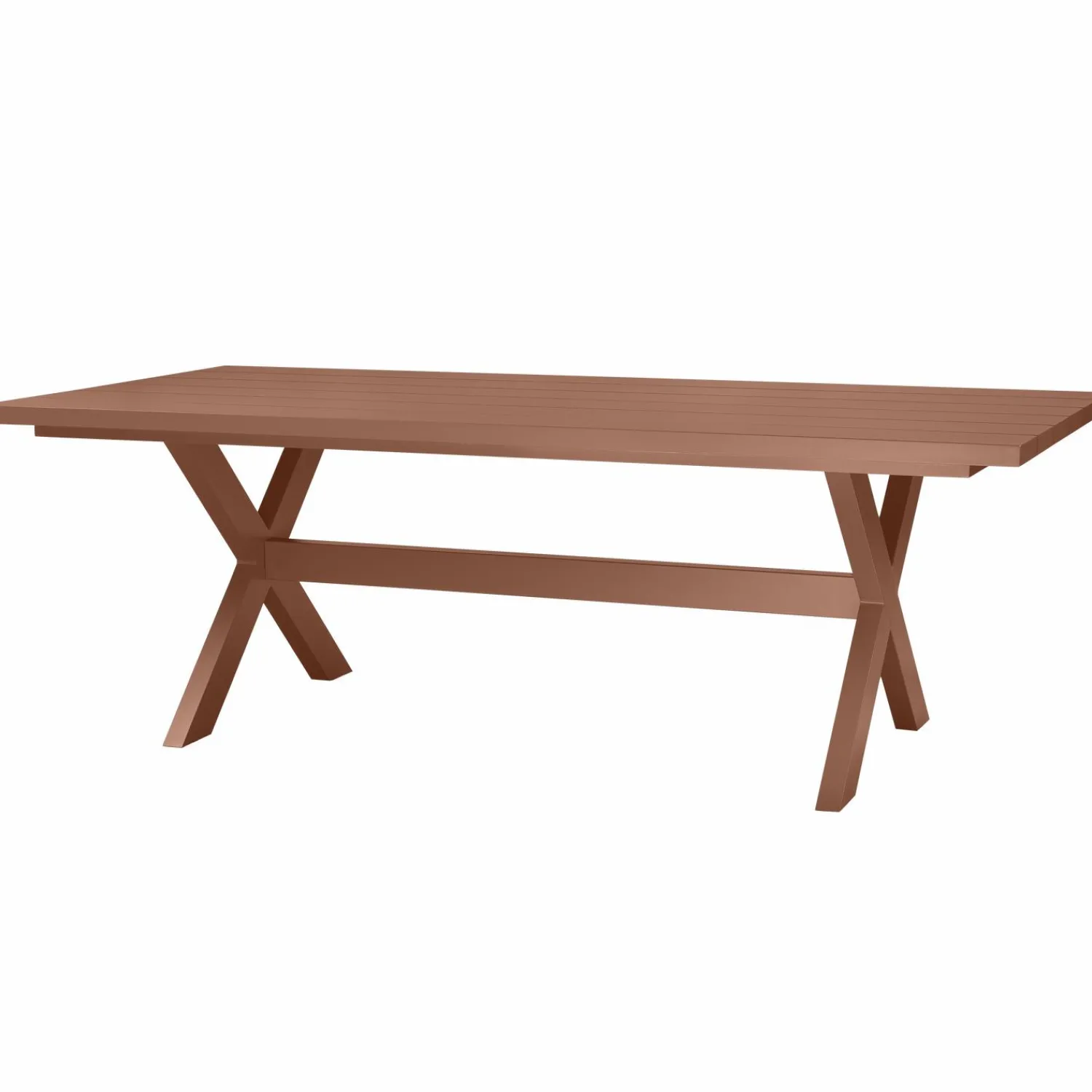New WOOOD Delta picknick tuintafel aluminium terra 220x100 cm