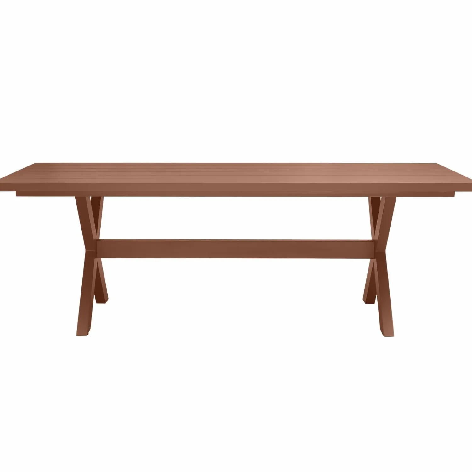 New WOOOD Delta picknick tuintafel aluminium terra 220x100 cm