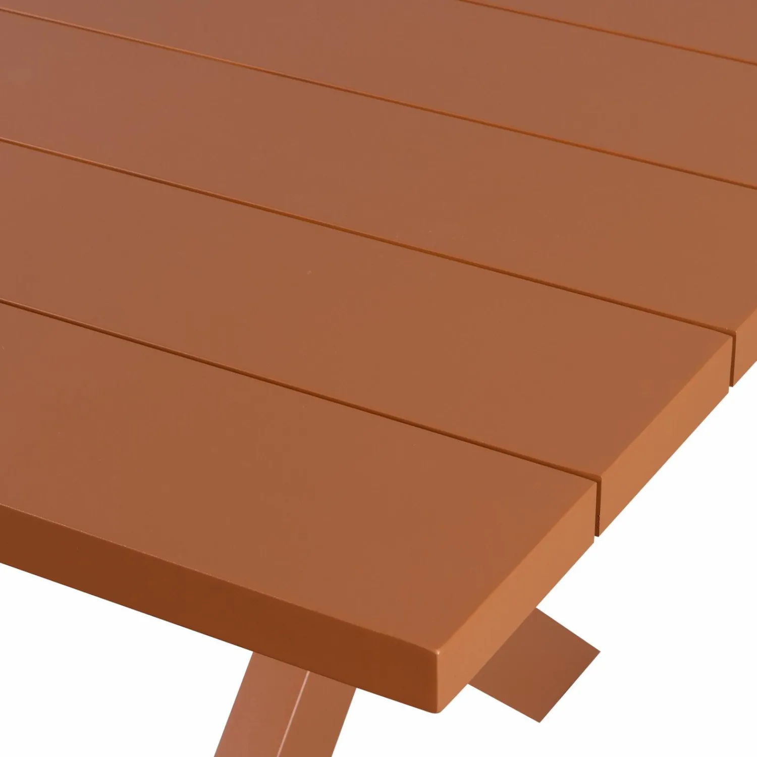 New WOOOD Delta picknick tuintafel aluminium terra 220x100 cm