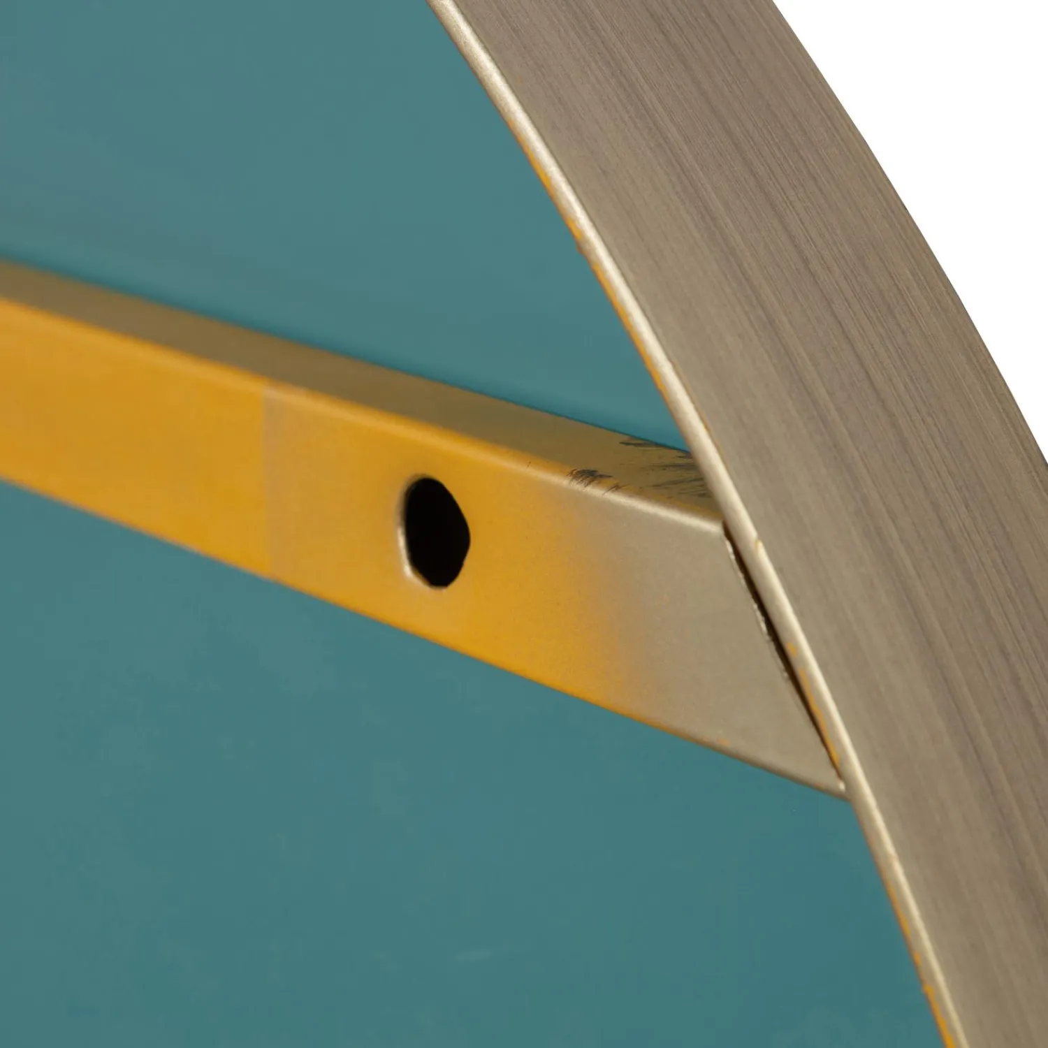Outlet WOOOD Doutzen spiegel metaal ø80 cm Goud