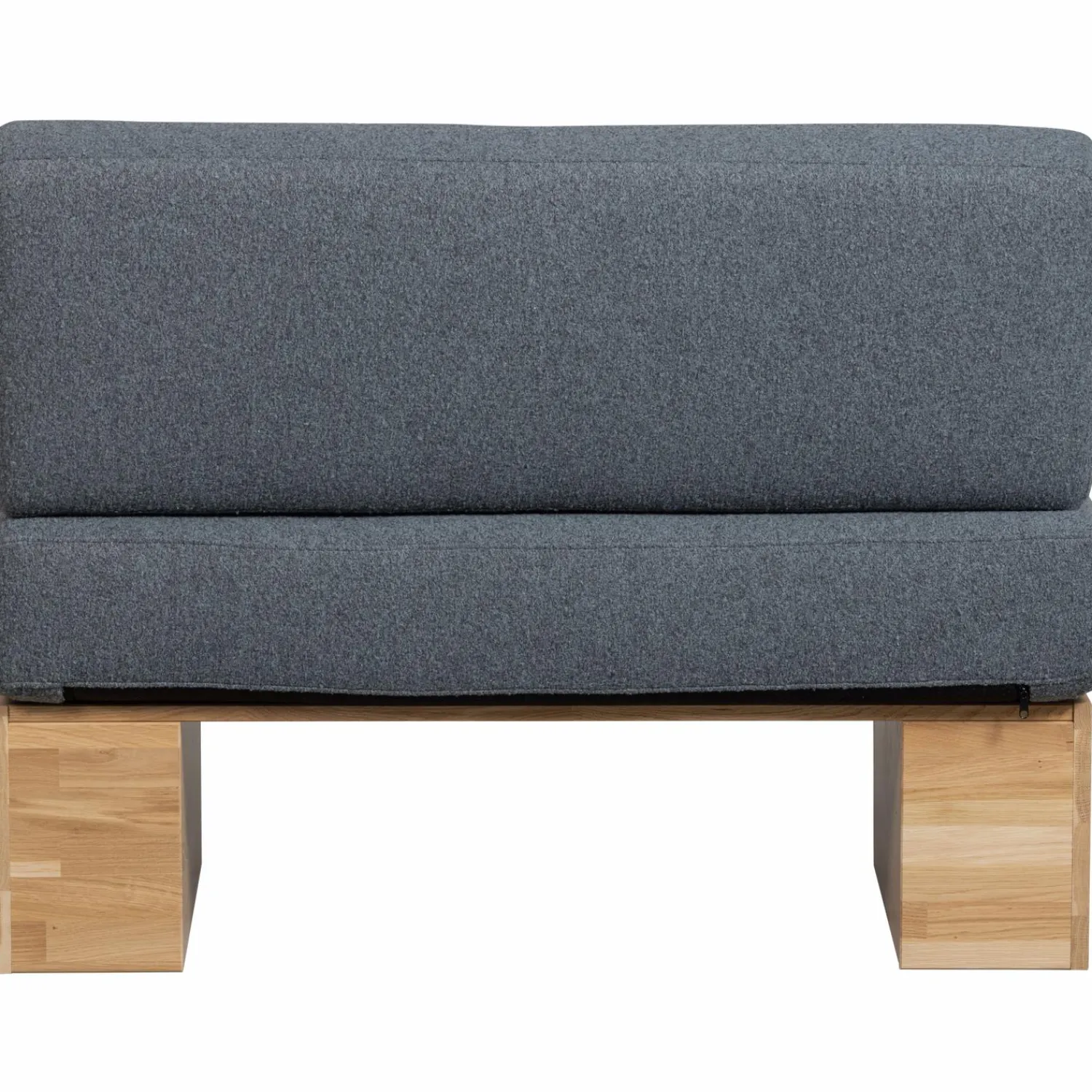 Sale WOOOD Eat Up muurbankje inclusief kussens denim eiken naturel Donkergrijs