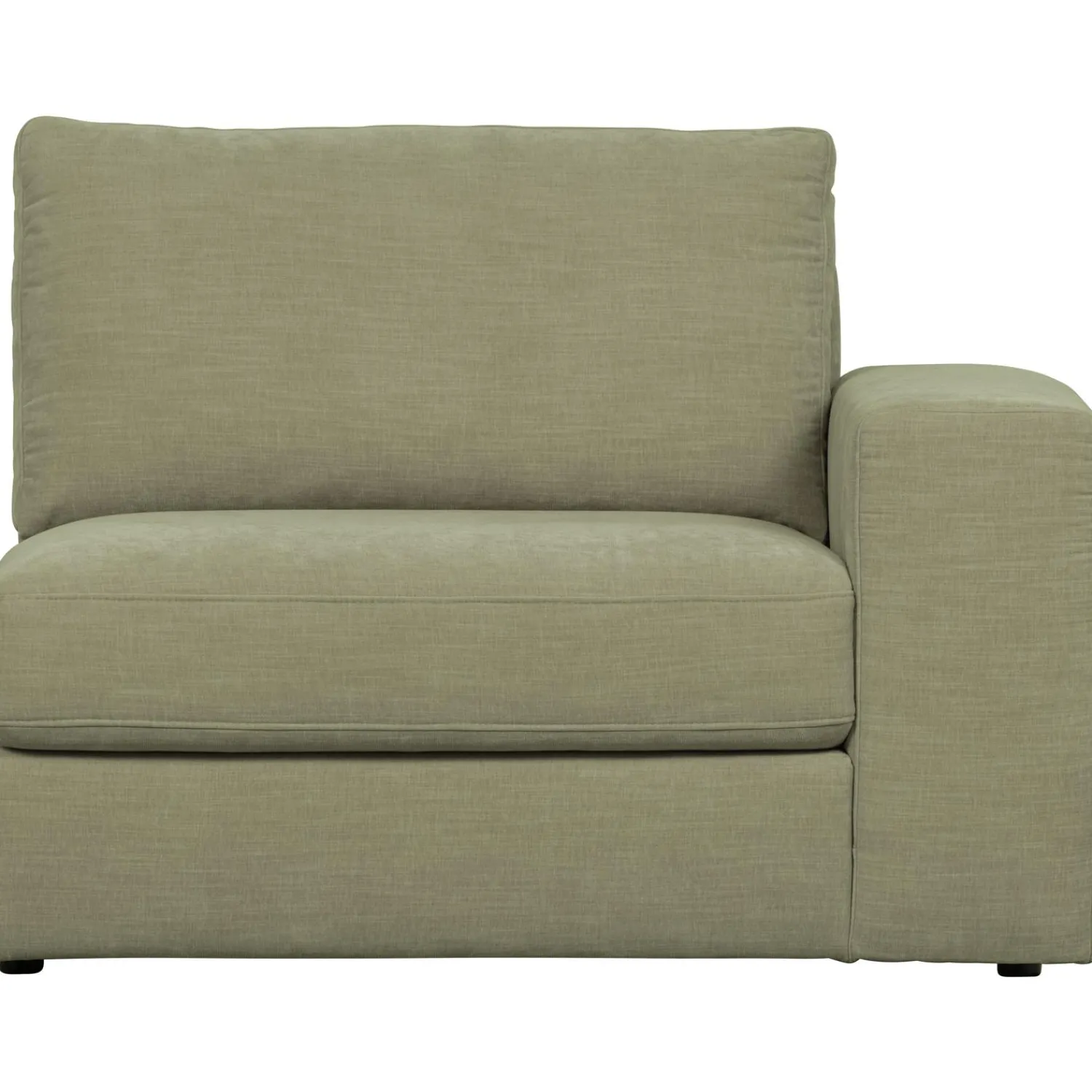 Discount WOOOD Family 1-zits element met arm rechts Groen