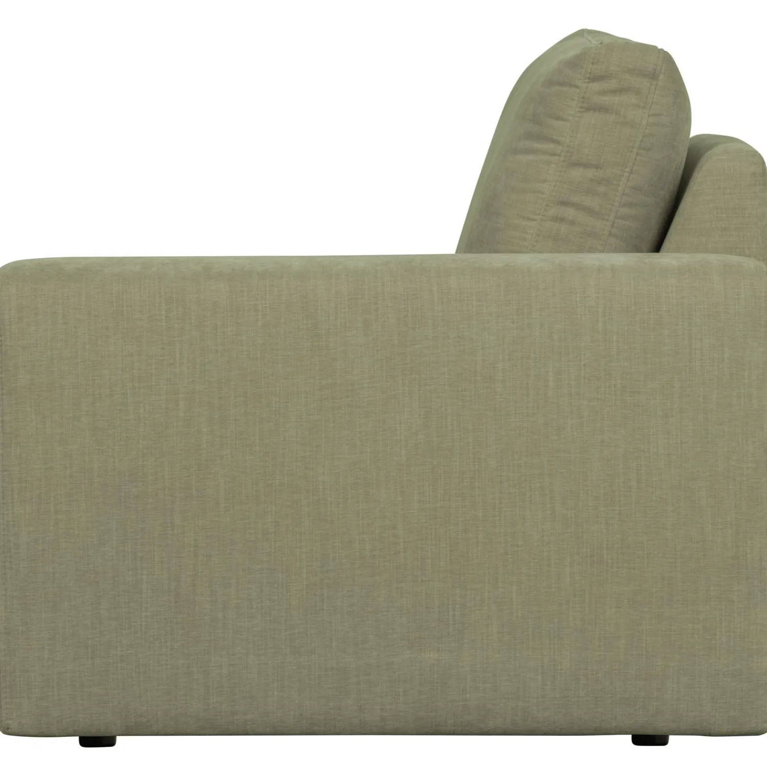 Discount WOOOD Family 1-zits element met arm rechts Groen