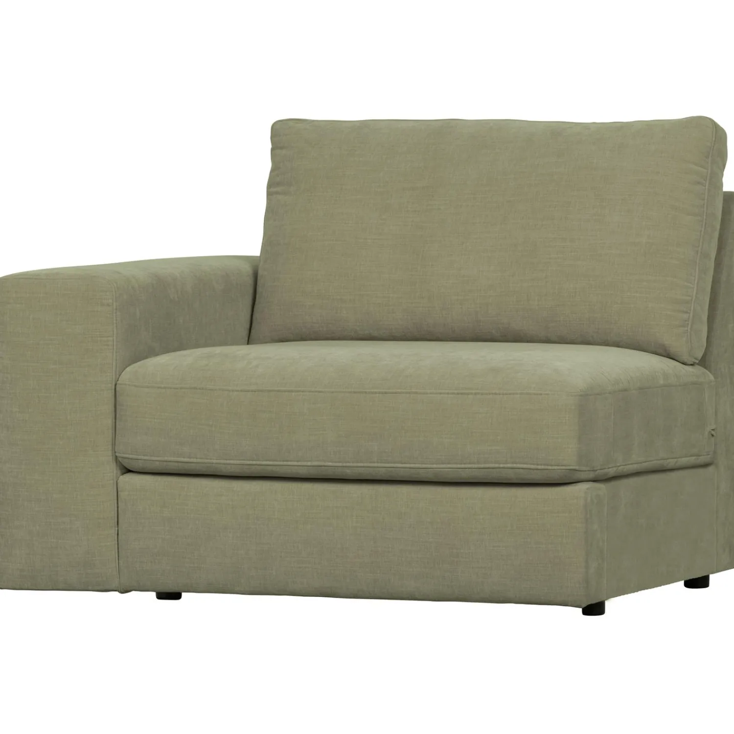 WOOOD Family 1-zits element met arm links Groen