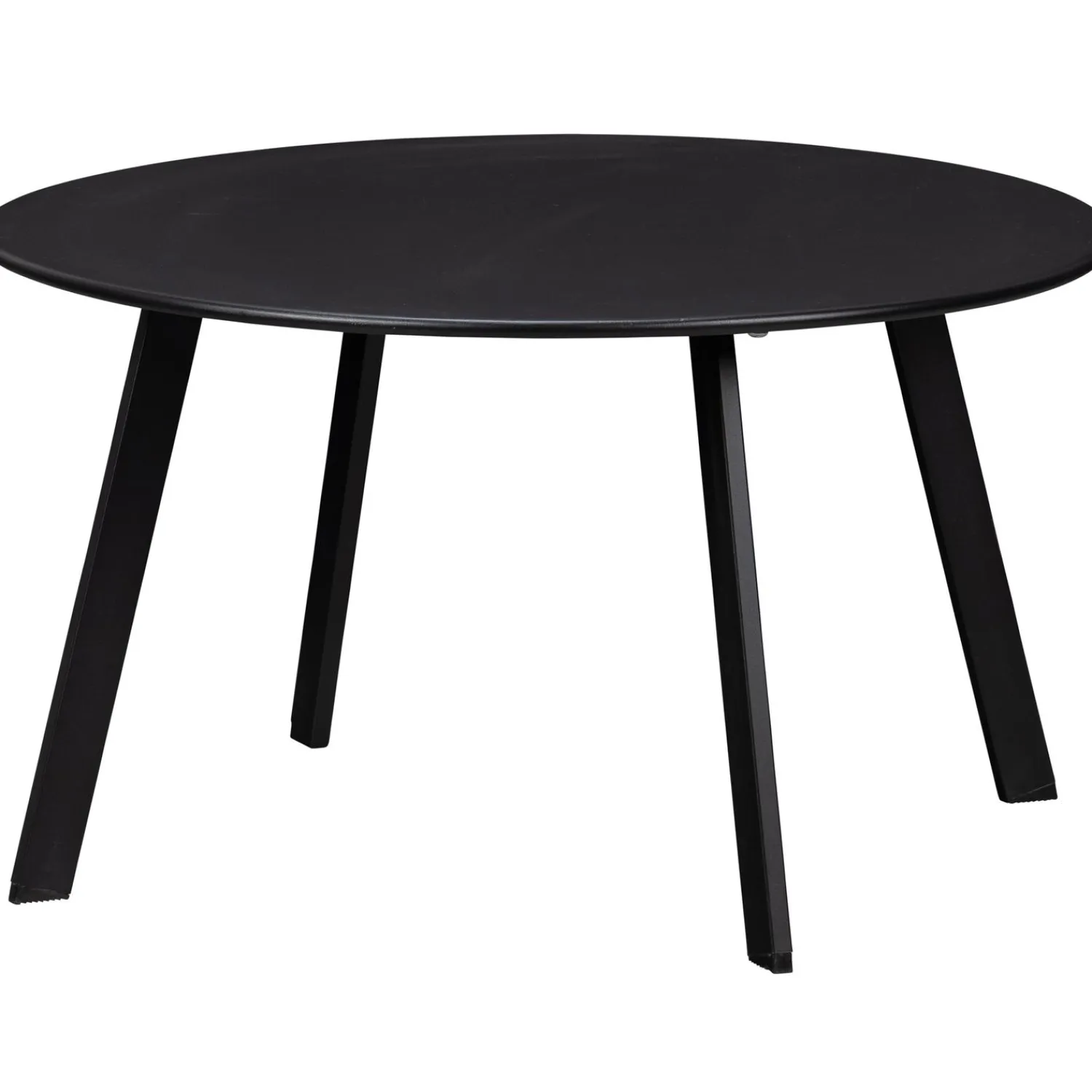 New WOOOD Fer bijzettafel buiten metaal ø70 cm Zwart