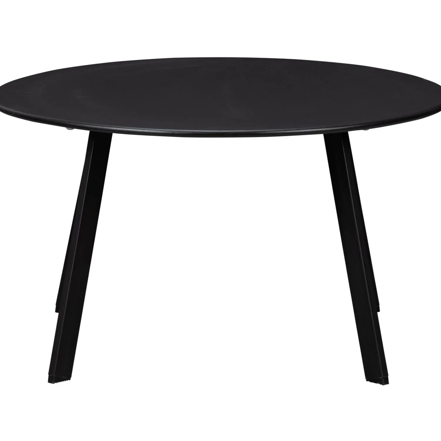 New WOOOD Fer bijzettafel buiten metaal ø70 cm Zwart
