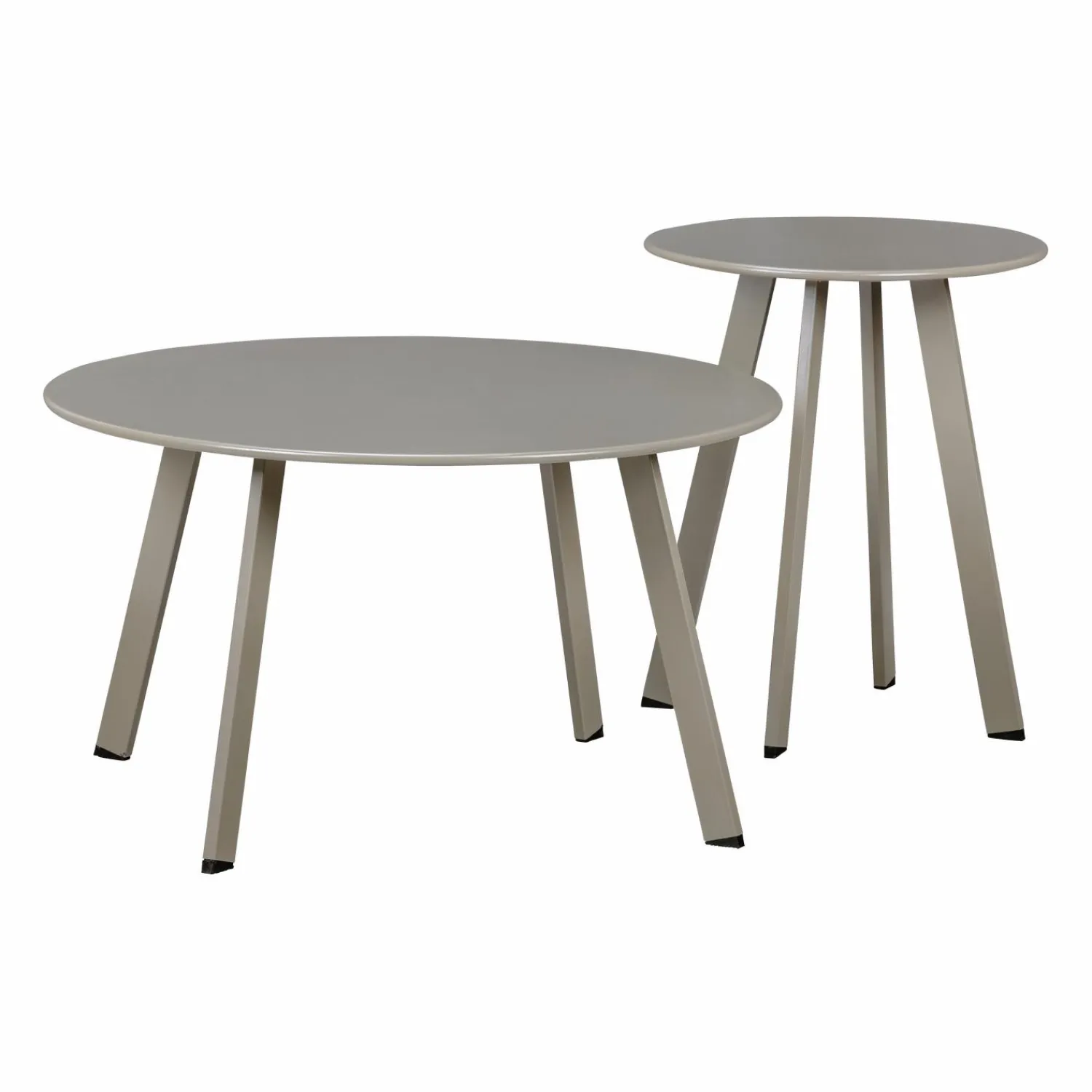 Clearance WOOOD Fer tuin bijzettafel ø70 cm metaal Zand