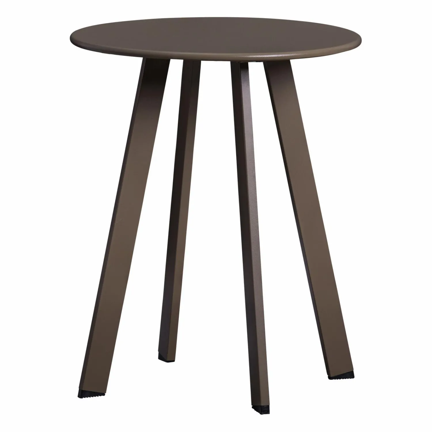 Clearance WOOOD Fer tuin bijzettafel ø40cm metaal Donkerbruin