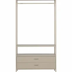 WOOOD Ferris open kledingkast 100 cm metaal zand