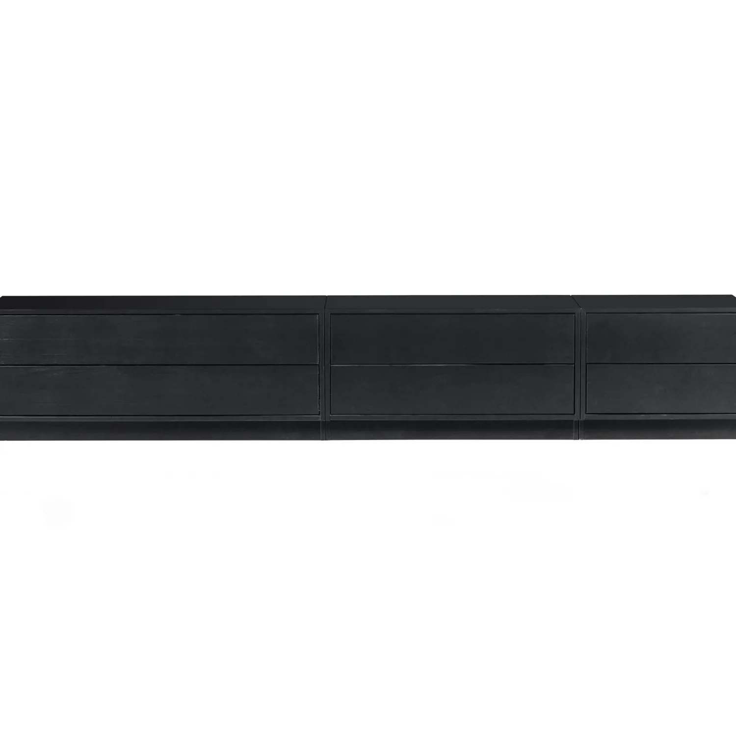 Discount WOOOD Finca tv meubel 100 cm grenen diepzwart