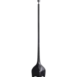 New WOOOD Foss lampenvoet aluminium antiek zwart/bruin