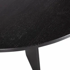 Best WOOOD Fries eettafel ø129 cm eiken blacknight