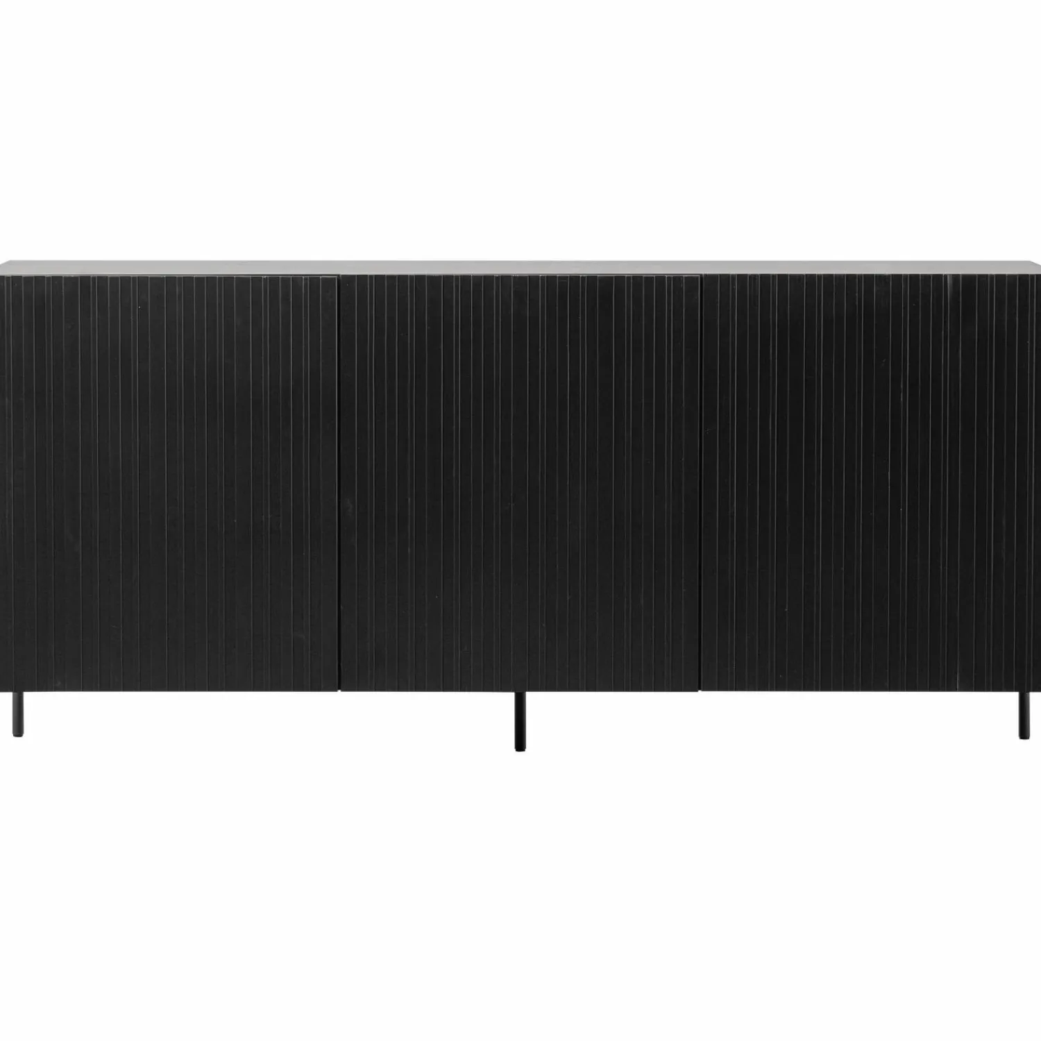 Hot WOOOD Grand Gravure dressoir grenen zwart