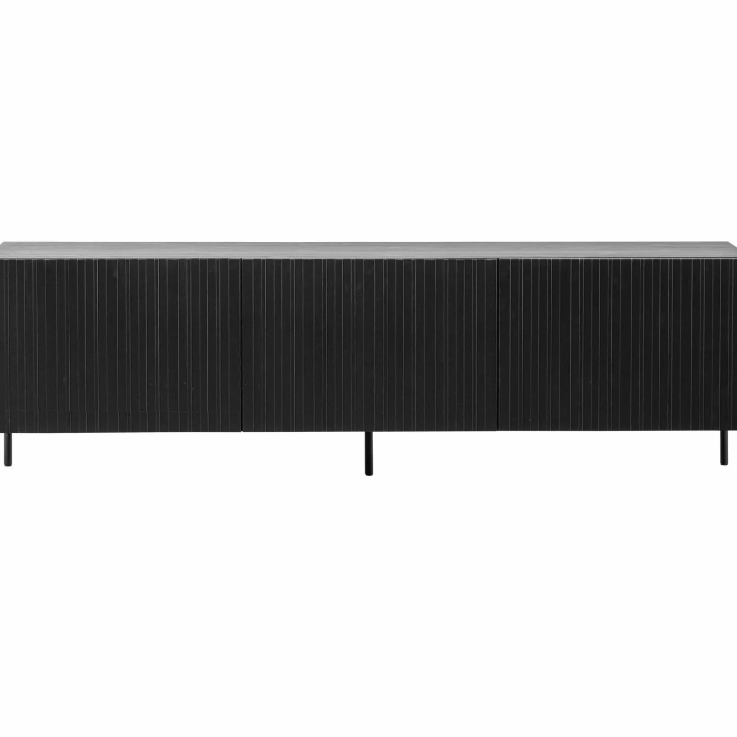 Discount WOOOD Grand Gravure tv meubel grenen zwart